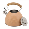 3L Edelstahl-Teekessel mit Hammermuster, modernes Design, lebensmittelechter Wasserkocher für den Heim- und Küchengebrauch