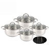 Großhandel mit klassischem Kochgeschirr-Set, umweltfreundlichem Edelstahl-Auflauf-Set, Suppen- und Suppentöpfen mit Deckel