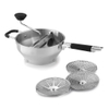 Rotierende Edelstahl-Lebensmittelmühlensiebe und Edelstahl-Rührschüssel-Sets, Kartoffelstampfer, Mühle, Gemüsemühle, Salatschüsseln
