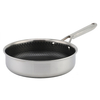 Neues antihaftbeschichtetes, dreilagiges Waben-Kochgeschirr-Set aus Edelstahl, Töpfe und Pfannen aus Edelstahl, Bratpfanne, Wok, Pizza-Pfanne, Kochtopf, Topf-Set