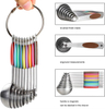 Set aus magnetischen Kaffeemessbechern und -löffeln aus Edelstahl