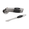Magnetisches Messlöffel-Set aus Edelstahl mit Nivellierer zum Backen und Löffel