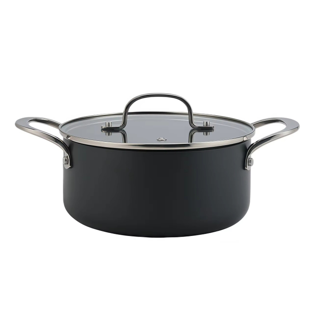 8-teiliges, anpassbares Keramik-Antihaft-Pfannen- und Töpfe-Set, Induktions-Kochgeschirr-Set aus Aluminiumguss, Keramik-Kochgeschirr-Set, Töpfe und Pfannen-Set