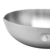 Hybrider TriPly-Edelstahl-Antihaft-Wok mit Griff, ohne Beschichtung, antihaftbeschichtetes Kochgeschirr, unterstützt ODM/OEM, ungiftig, ohne PFAS. PFAS