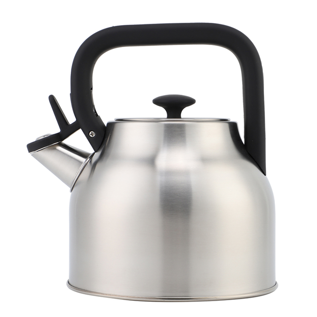 Moderner 3-Liter-Wasserkocher aus Edelstahl, neues Design, pfeifende Teekanne für Induktionsherd, Heimküche, Teekanne