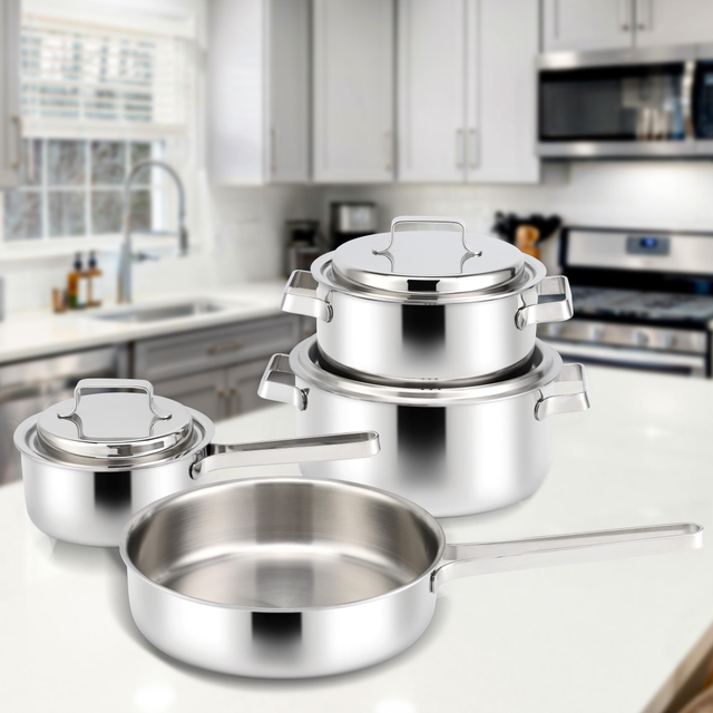 Neue Designer Koreanischen Stil 304 Dreifach Edelstahl Küche Induktion Edelstahl Kochgeschirr Sets Kochtopf Set
