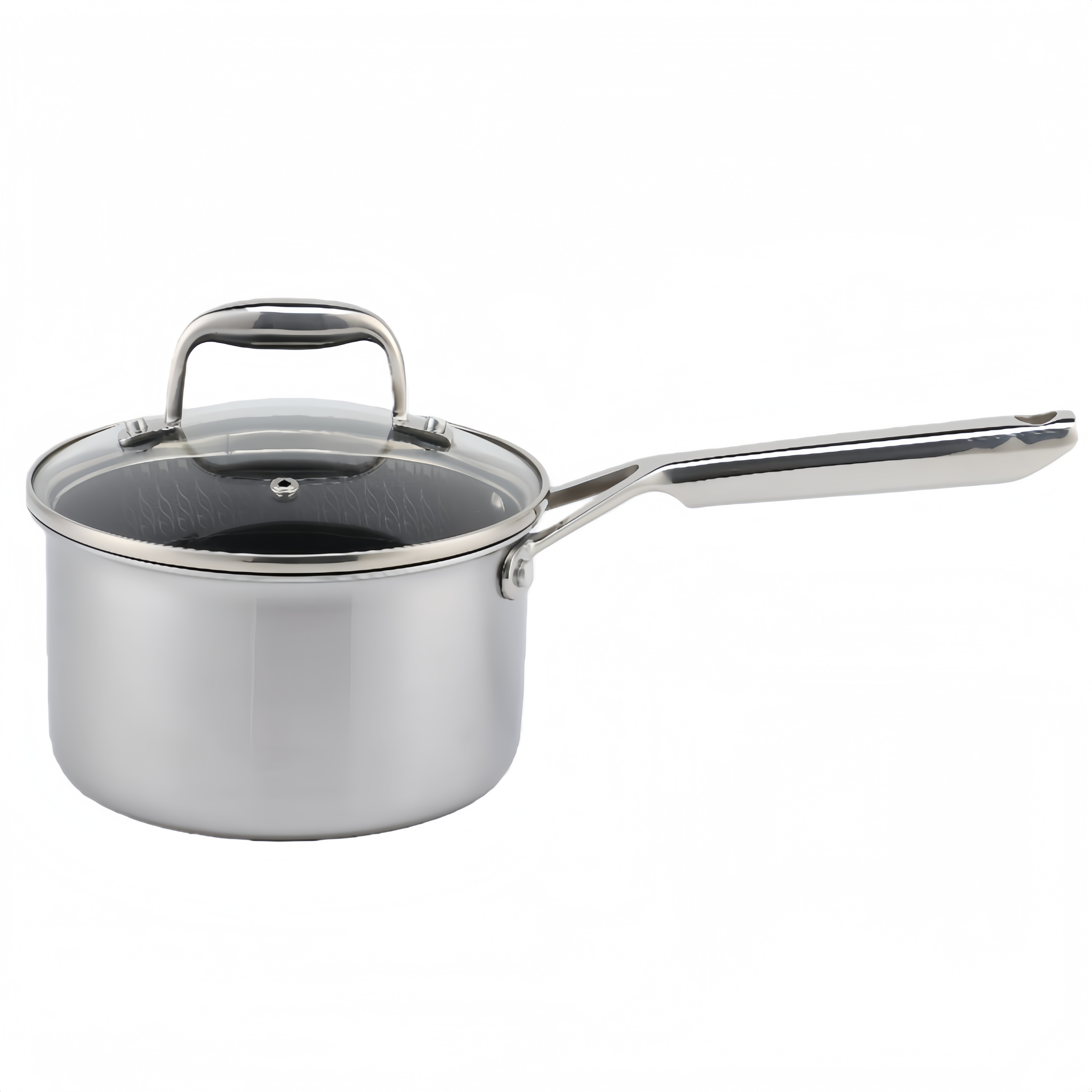 Neues antihaftbeschichtetes, dreilagiges Waben-Kochgeschirr-Set aus Edelstahl, Töpfe und Pfannen aus Edelstahl, Bratpfanne, Wok, Pizza-Pfanne, Kochtopf, Topf-Set