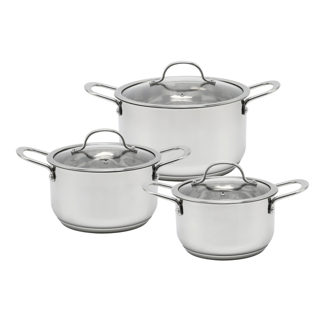 Großhandel mit zartem Aussehen, multifunktionalem 5-lagigem Kochgeschirr, Auflaufset aus Edelstahl, Suppen- und Suppentöpfen mit Deckel