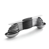 Maßgeschneidertes, heiß verkauftes magnetisches Messlöffel-Set/Doppelend-Design für Trockene und Flüssigkeiten/Küchenzubehör-Gadget-Metall-Set mit 8 Stück