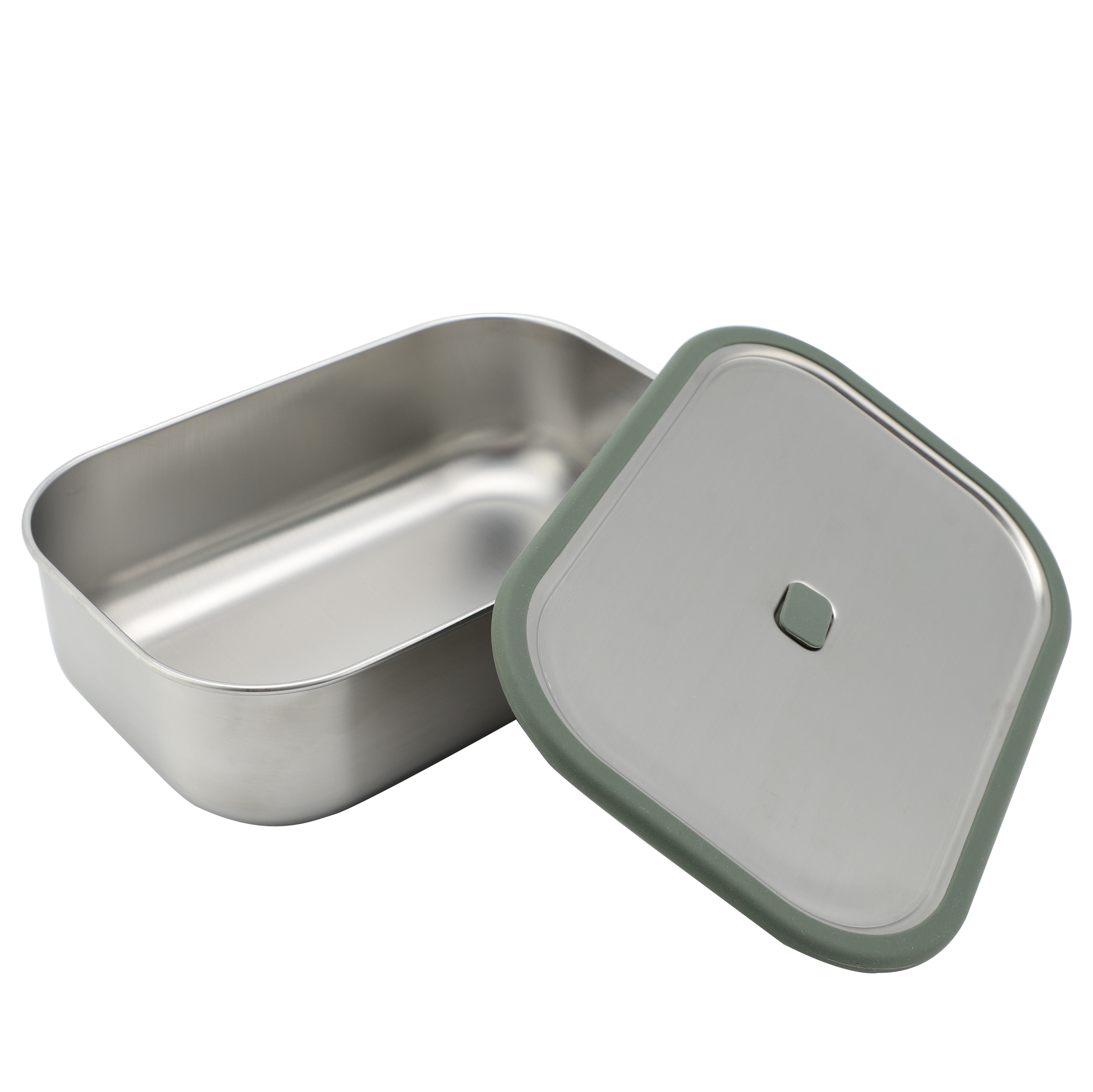 Beliebte Schul-Lunchbox, auslaufsicherer Lebensmittelbehälter aus Edelstahl für Jugendliche mit Deckel, Lebensmittelträger aus Edelstahl