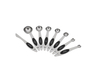 Magnetisches Messlöffel-Set aus Edelstahl mit Nivellierer zum Backen und Löffel