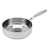 Hybrider TriPly-Edelstahl-Antihaft-Wok mit Griff, ohne Beschichtung, antihaftbeschichtetes Kochgeschirr, unterstützt ODM/OEM, ungiftig, ohne PFAS. PFAS