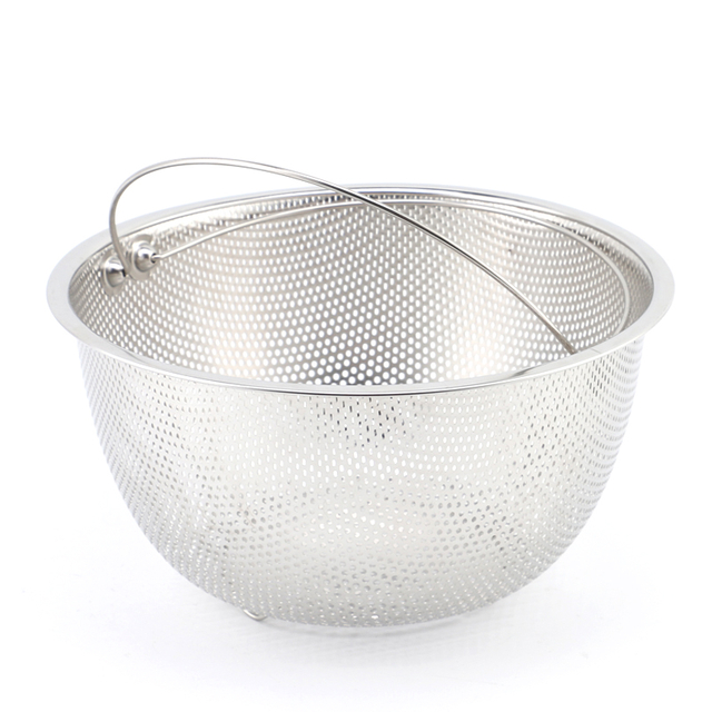 Obst Gemüse Küche Sieb Siebe Set Edelstahl Abfluss Waschen Lagerung Abflusskorb Edelstahl Mesh Sieb