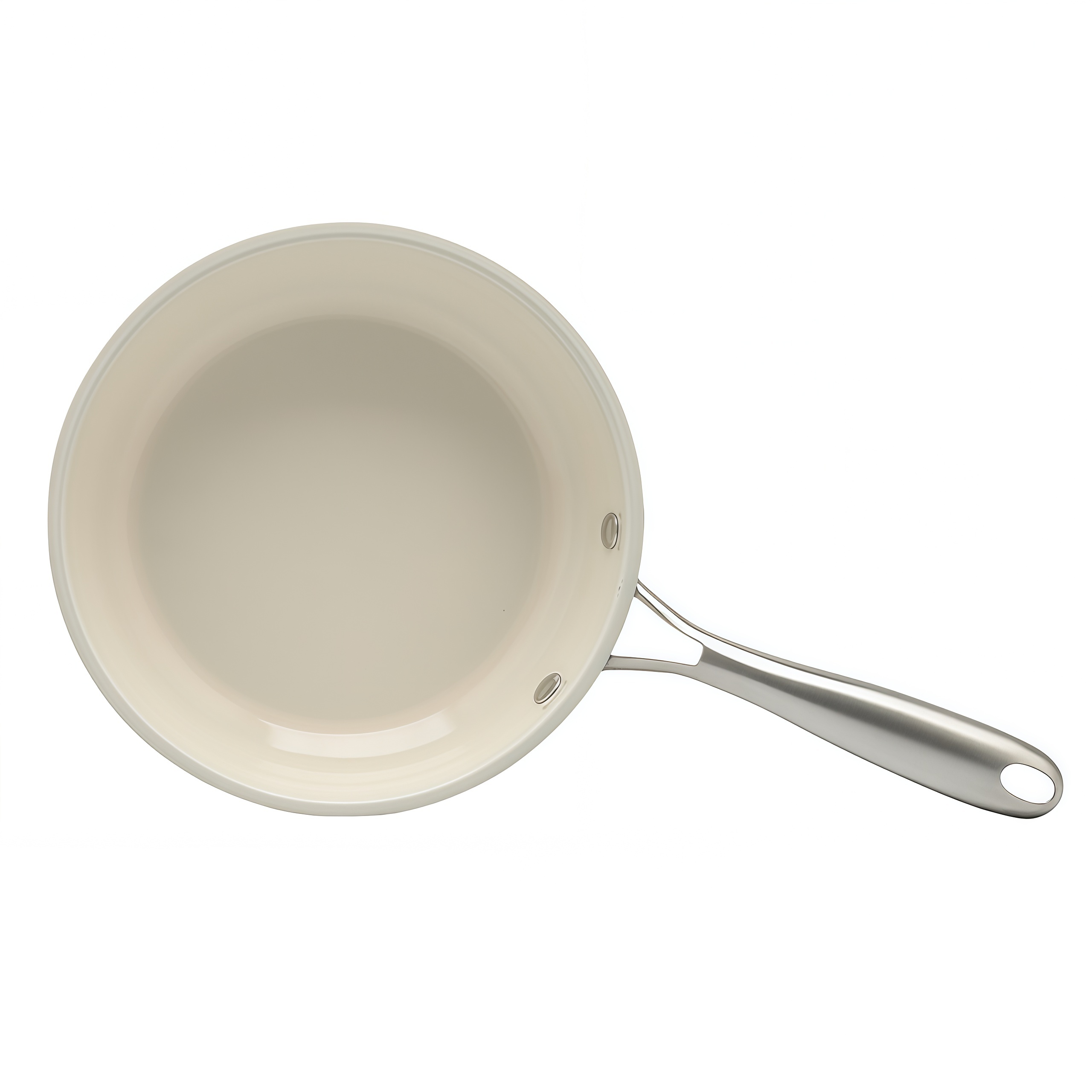 Heißer Verkauf Großhandel 3 Schicht Basis Edelstahl Pfanne 20/24/26/28 cm 8 Zoll/10 Zoll/12 Zoll Keramik Antihaft-Kochgeschirr Bratpfanne