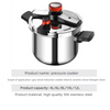 Fabrik-Multifunktions-Schnellkoch-Induktionskochgeschirr 8L/10L Schnellkochtopf aus Edelstahl 304