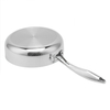 Hybrider TriPly-Edelstahl-Antihaft-Wok mit Griff, ohne Beschichtung, antihaftbeschichtetes Kochgeschirr, unterstützt ODM/OEM, ungiftig, ohne PFAS. PFAS