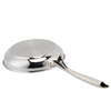 Heißer Verkauf Großhandel Dreilagige Basis Edelstahlpfanne 20/24/26/28 cm 8 Zoll/10 Zoll/12 Zoll Antihaft-Kochgeschirr-Bratpfanne mit Keramikbeschichtung