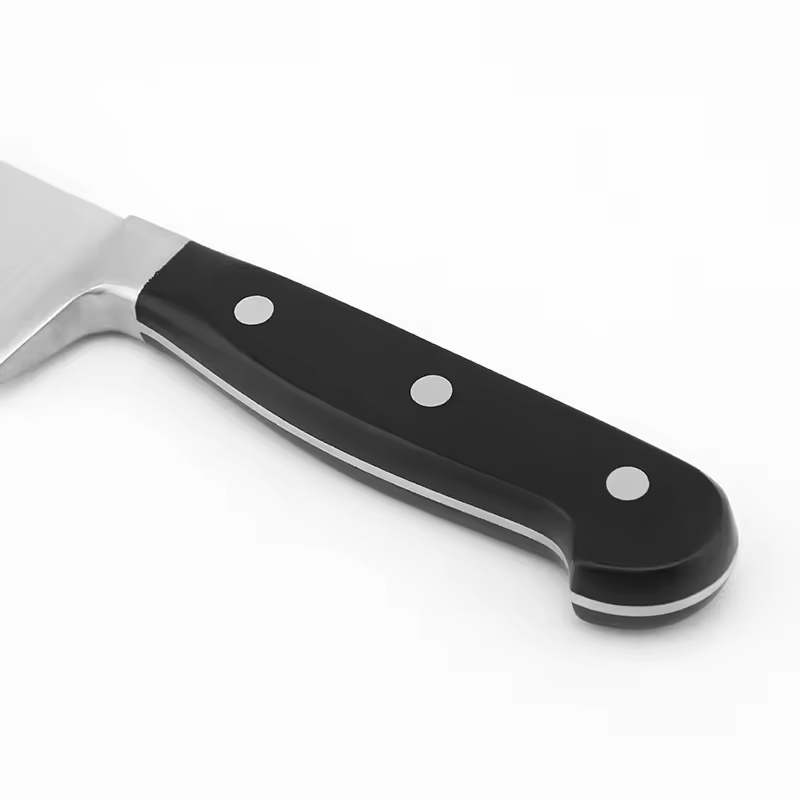 2025 Hochwertiges Edelstahl-Chefkoch-Brotschnitz-Utility-Schäl-Küchenmesser, handgefertigte Küchenmesser-Sets mit Block
