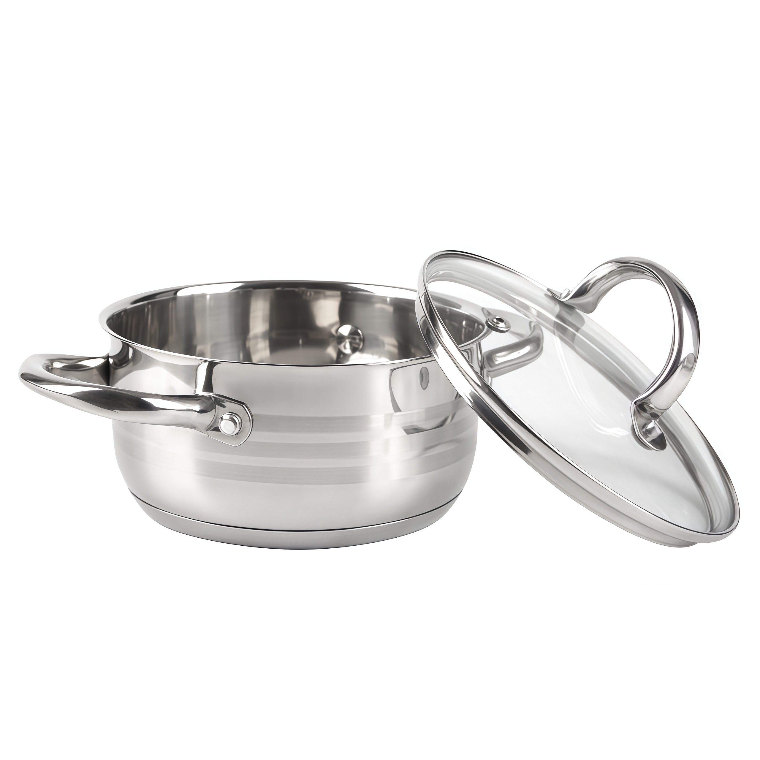 Großhandel mit klassischem Kochgeschirr-Set, umweltfreundlichem Edelstahl-Auflauf-Set, Suppen- und Suppentöpfen mit Deckel