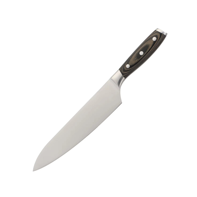 Großhandel, 6 Stück, Griff aus Pakkaholz, 20,3 cm (8 Zoll), Santoku-Brotschälbeil, Kochmesser, Schere aus 5cr15-Edelstahl, für den Außenbereich 5,0 (1 Bewertung) 1 verkauft