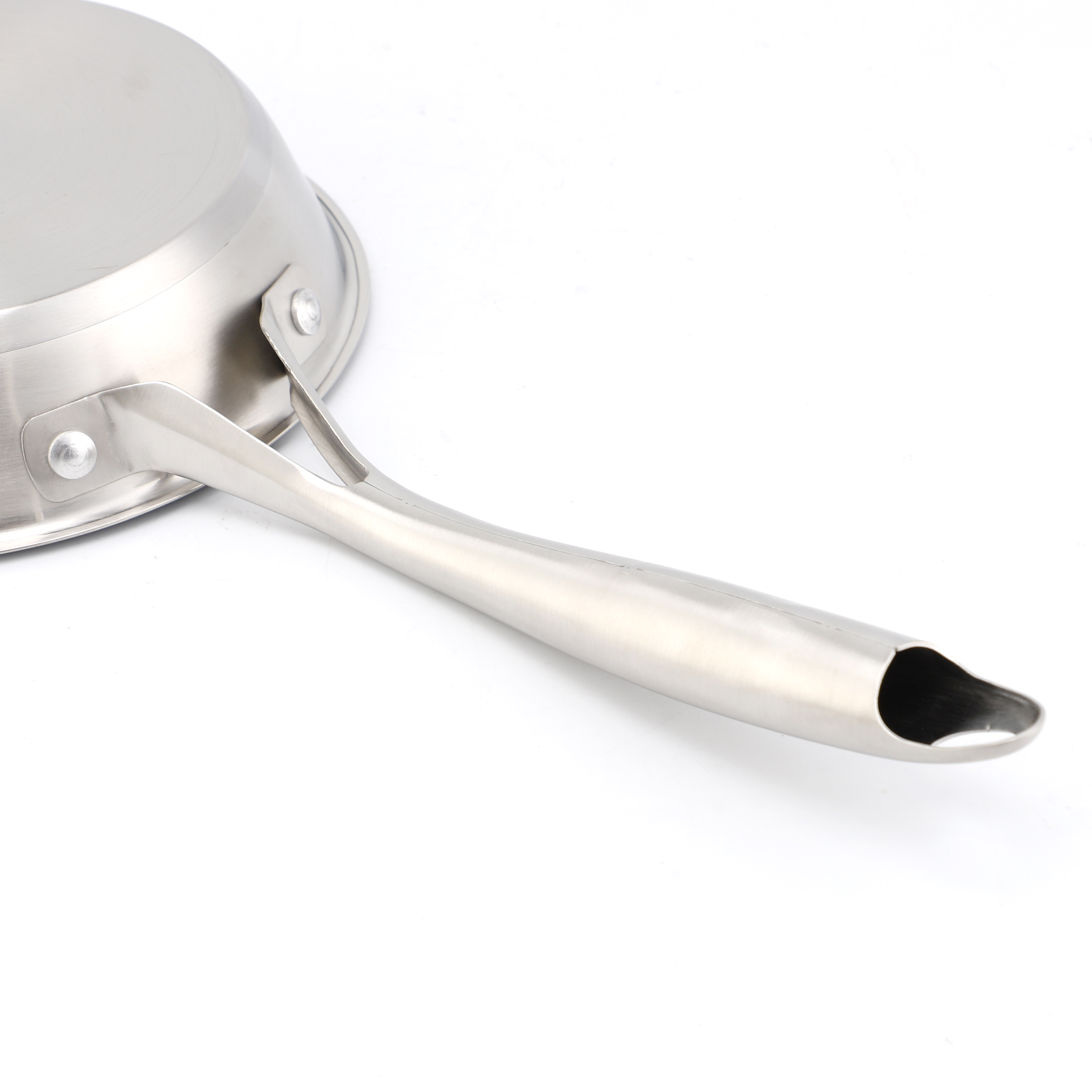 Heißer Verkauf Großhandel 3 Schicht Basis Edelstahl Pfanne 20/24/26/28 cm 8 Zoll/10 Zoll/12 Zoll Keramik Antihaft-Kochgeschirr Bratpfanne