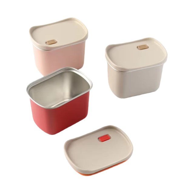 Neue Design 304 Edelstahl Frischhaltebox Snap-on Student Spezielle Lunchbox Büroangestellte Tragbare Partition Lunchbox