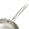 Heißer Verkauf Großhandel 3-lagige dreilagige Edelstahlpfanne 20/24/26/28 cm 8 Zoll/10 Zoll/12 Zoll unbeschichtete Kochgeschirr-Bratpfanne