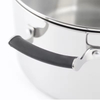 High Quitity 9-teiliges dreilagiges Edelstahl-Küchengeschirr-Kochtopf-Kochgeschirr-Set mit Deckel aus gehärtetem Glas