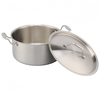 Kitchenware Triply Edelstahl-Topf, Suppentopf, Bratpfanne, Kochgeschirr-Set mit Deckel
