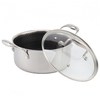 Neues antihaftbeschichtetes, dreilagiges Waben-Kochgeschirr-Set aus Edelstahl, Töpfe und Pfannen aus Edelstahl, Bratpfanne, Wok, Pizza-Pfanne, Kochtopf, Topf-Set