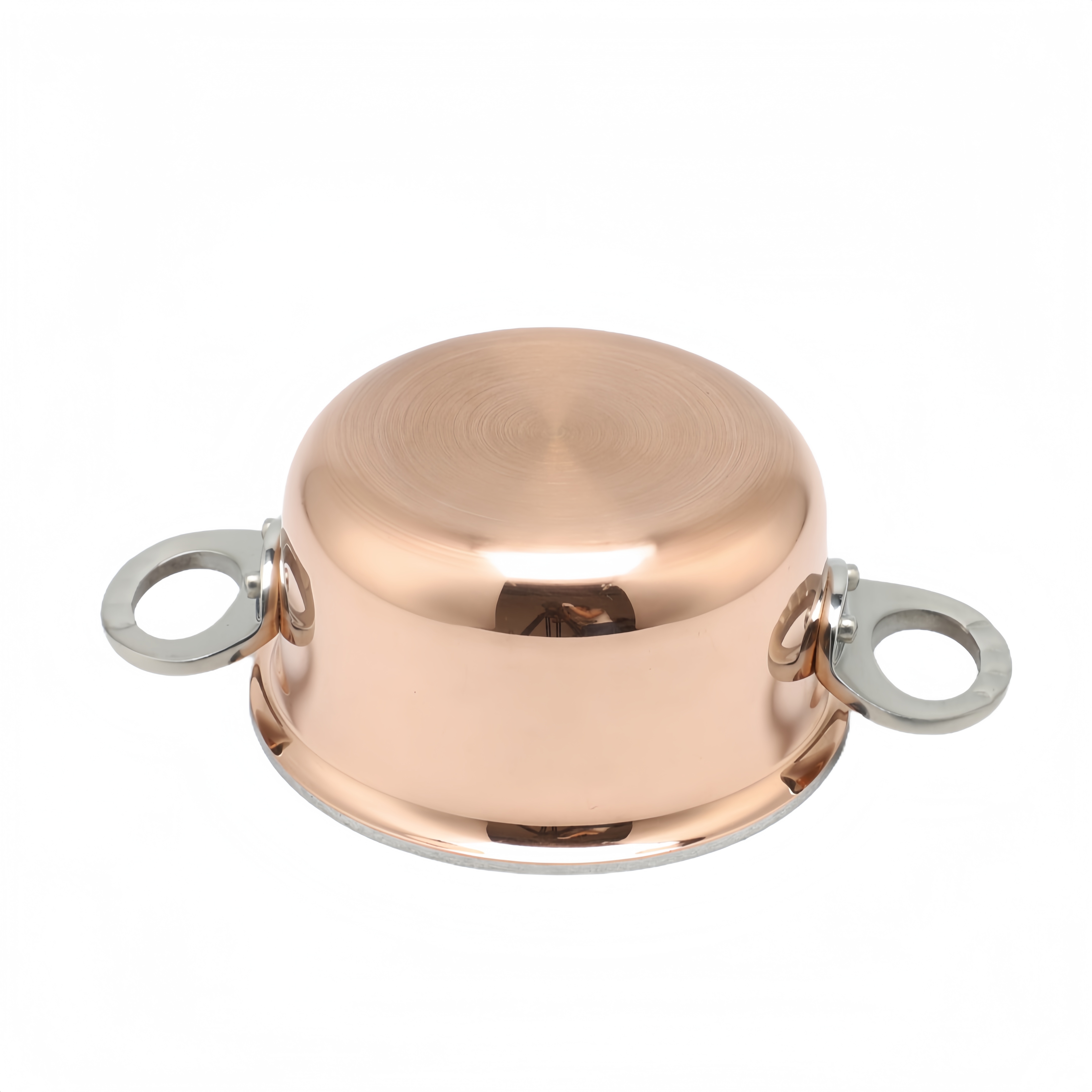 Hochwertiger Mini-Topf aus dreilagigem Kupfer, Fabrikverkauf, Metall-Edelstahl-Kochgeschirr, Antihaft-Topf, Topf, Bratpfanne, Zuhause