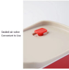 Neue Design 304 Edelstahl Frischhaltebox Snap-on Student Spezielle Lunchbox Büroangestellte Tragbare Partition Lunchbox