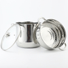 Factory Custom Kitchen Edelstahl-Suppendampfer-Topf-Set mit Glasdeckel, Edelstahl-Kochtopf-Set, Kochgeschirr-Sets