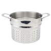 Factory Supply Kitchenware 8-Liter-Nudelkocher aus Edelstahl, 24-cm-Nudelkocher, Dampfgarer mit mehreren Töpfen
