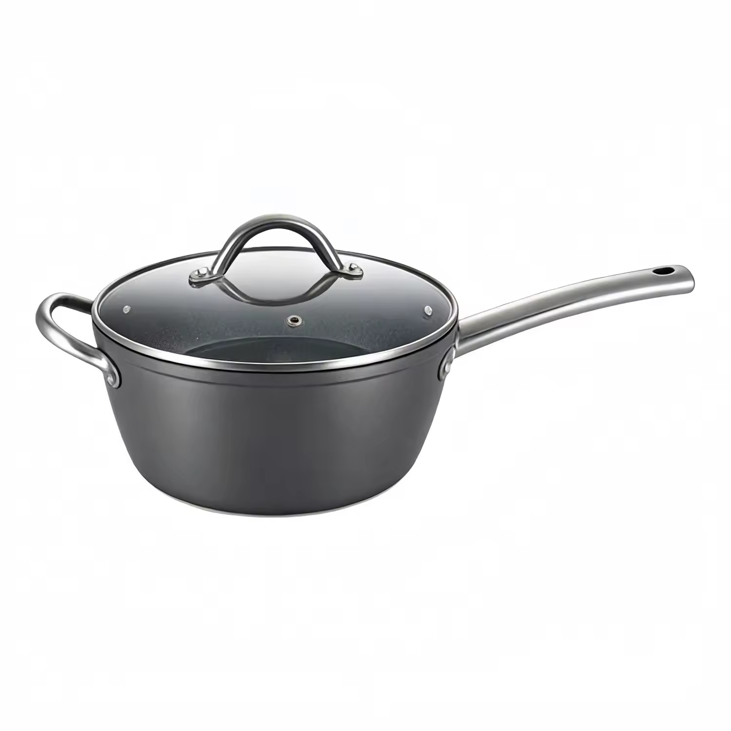 10-teiliges Kochtopf-Set aus recyceltem, schwerem Aluminium mit Antihaftbeschichtung und Grillpfanne, leicht zu reinigen, für die Küche zu Hause