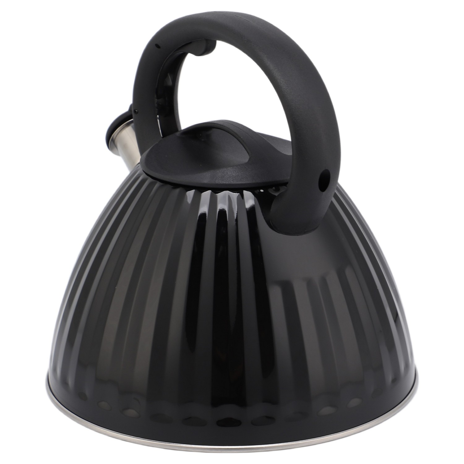3,0-l-Teekanne aus Edelstahl mit Herdplatte, neu, lebensmittelecht, poliert, individueller Verkaufsschlager, Pfeif-Teekessel mit Induktionsboden