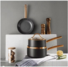 Moderne Home Kitchen-Bratpfanne aus recyceltem, schwerem Aluminium mit Antihaftbeschichtung, Kochpfanne, Grillpfanne, PFOA-frei, kompatibel mit Induktion