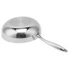 Hybrider TriPly-Edelstahl-Antihaft-Wok mit Griff, ohne Beschichtung, antihaftbeschichtetes Kochgeschirr, unterstützt ODM/OEM, ungiftig, ohne PFAS. PFAS