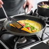 9/10/12 Zoll Kochgeschirr Triply Hybrid Edelstahl-Grillpfanne, Pizzablech, Pfannkuchenpfanne, antihaftbeschichtete Bratpfanne mit PFOA-freier Keramikbeschichtung