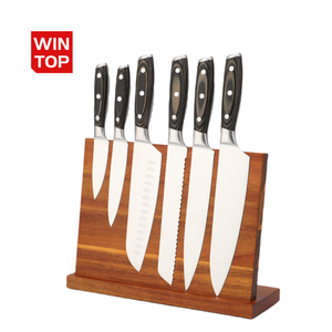 Großhandel, 6 Stück, Griff aus Pakkaholz, 20,3 cm (8 Zoll), Santoku-Brotschälbeil, Kochmesser, Schere aus 5cr15-Edelstahl, für den Außenbereich 5,0 (1 Bewertung) 1 verkauft