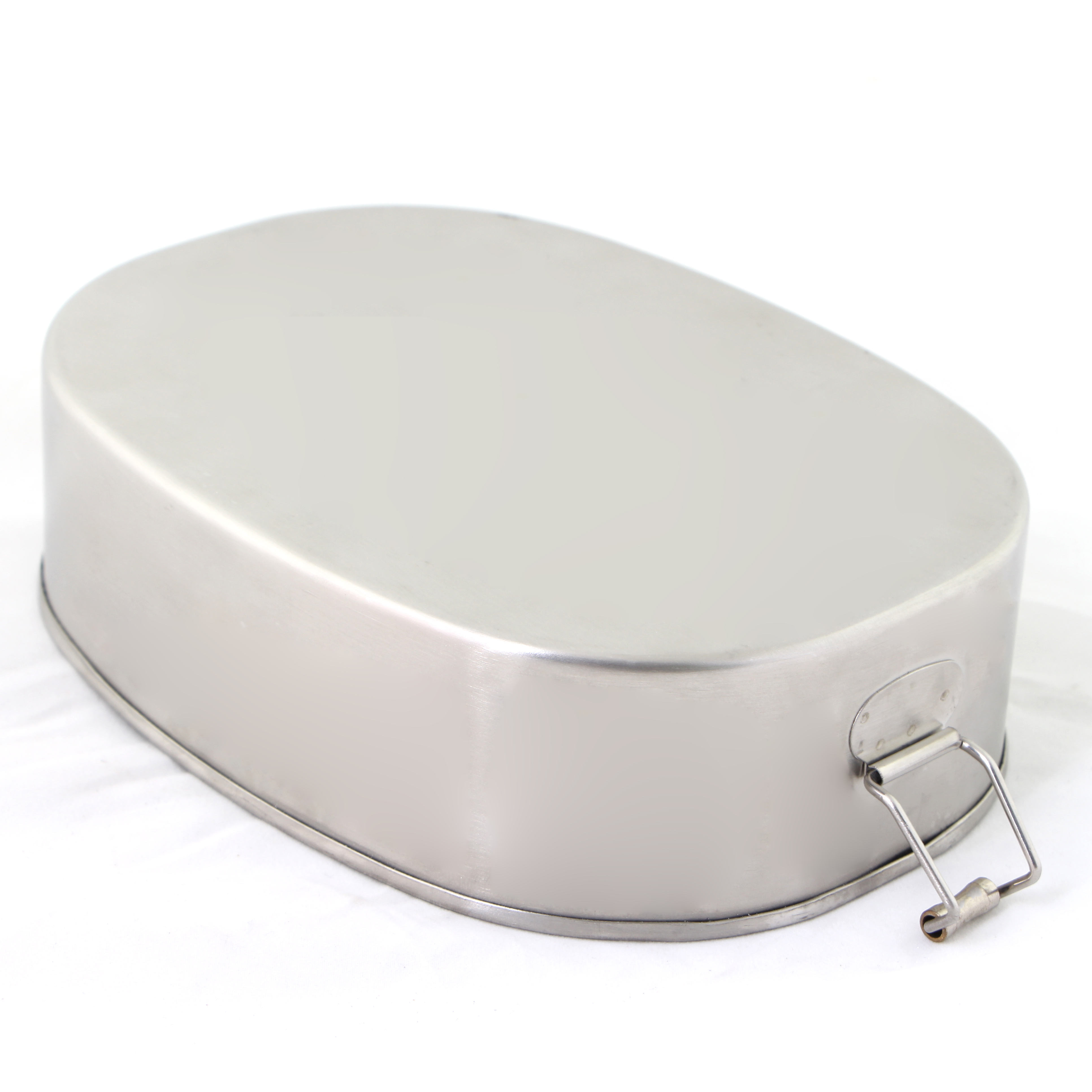 Edelstahl-Sandwichbox, Schule, Metall, Bento-Lunchbox, Kinder-Lebensmittelbehälter mit Deckel, mit auslaufsicherem Deckel