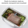 Design 304 Edelstahl Frischhaltebox Snap-on Kühlschrank Aufbewahrungsdose Box Heizung Lebensmittelqualität Mikrowellenversiegelte Box