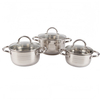 Großhandel mit klassischem Kochgeschirr-Set, umweltfreundlichem Edelstahl-Auflauf-Set, Suppen- und Suppentöpfen mit Deckel