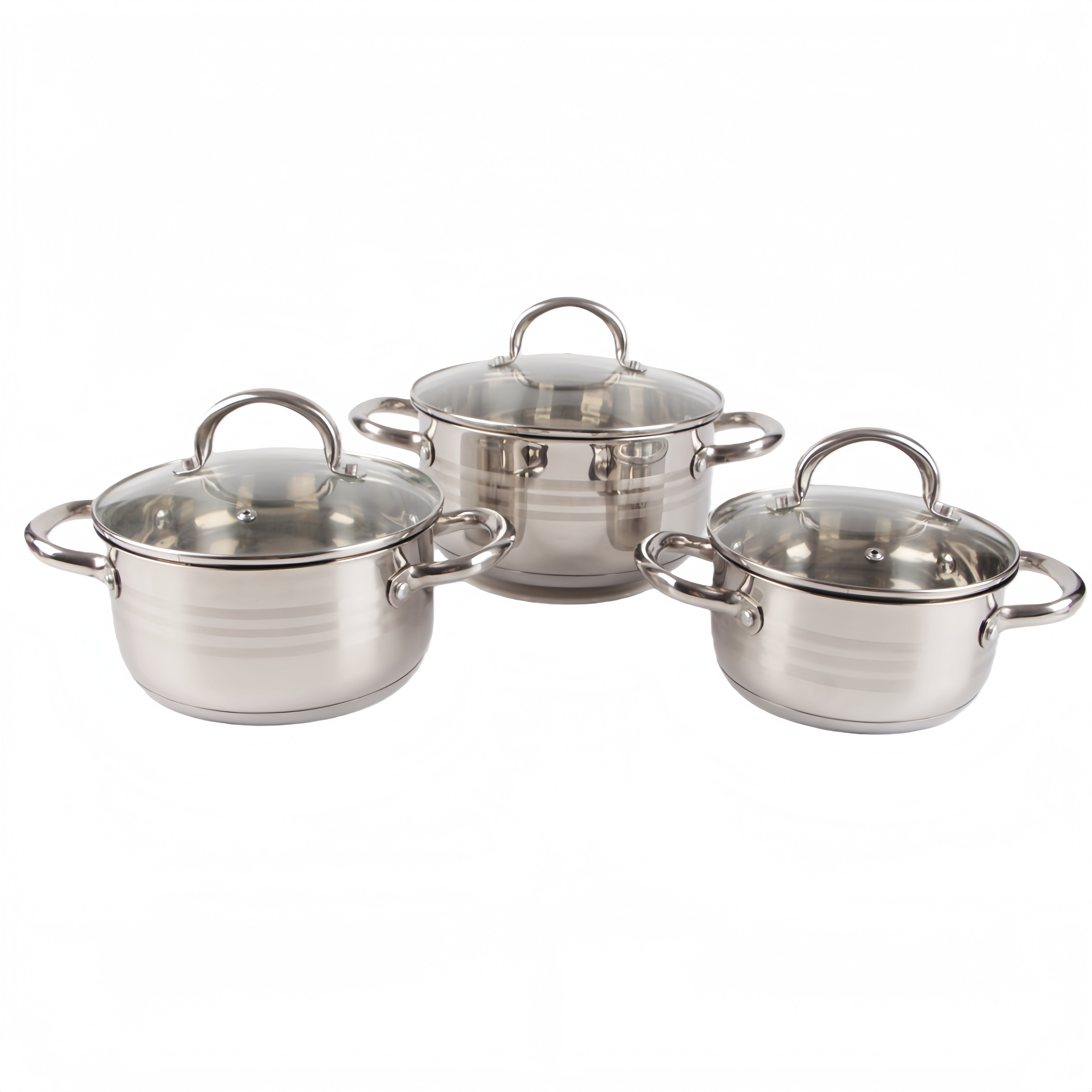 Großhandel mit klassischem Kochgeschirr-Set, umweltfreundlichem Edelstahl-Auflauf-Set, Suppen- und Suppentöpfen mit Deckel