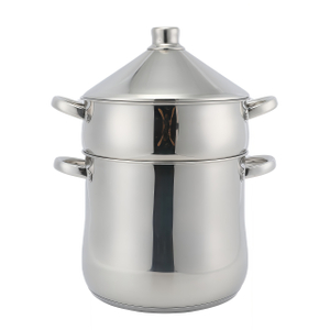 Factory Custom Kitchen Suppendampfer-Topf-Set mit Tajine-Deckel, Edelstahl-Kochtopf-Set, Kochgeschirr-Sets mit gekapseltem Boden