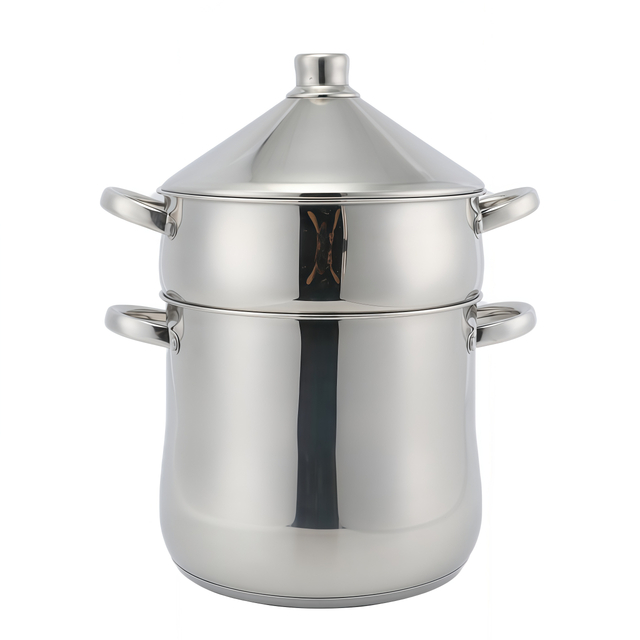 Factory Custom Kitchen Suppendampfer-Topf-Set mit Tajine-Deckel, Edelstahl-Kochtopf-Set, Kochgeschirr-Sets mit gekapseltem Boden