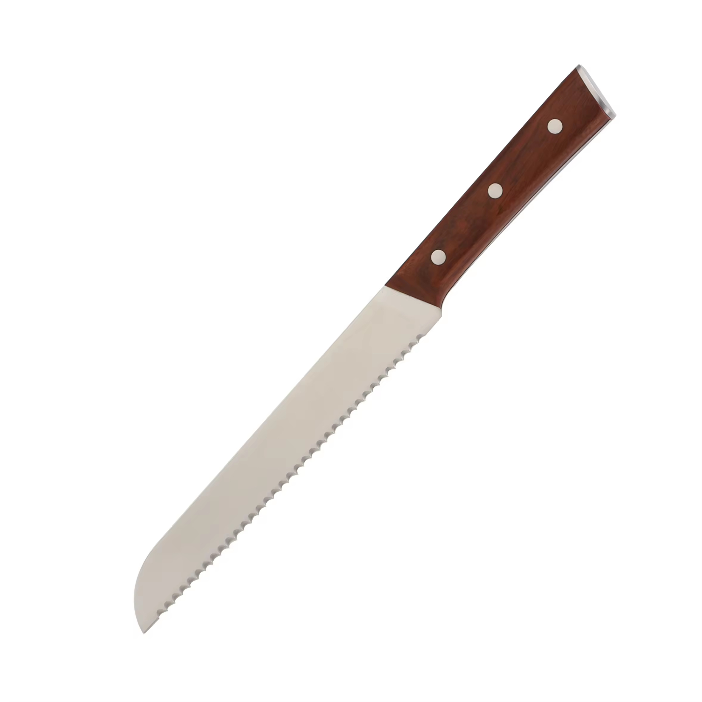 Großhandel 5 PCS Rot Pakkawood Griff 8-Zoll Santoku Brot Schäl Cleaver Steak Chef Küchenmesser 5cr15Mov Edelstahl