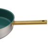 Heißer Verkauf Großhandel Impact Bonded Bottom Edelstahlpfanne 20/24/26/28 cm 8 Zoll/10 Zoll/12 Zoll Keramik-Antihaft-Kochgeschirr-Bratpfanne