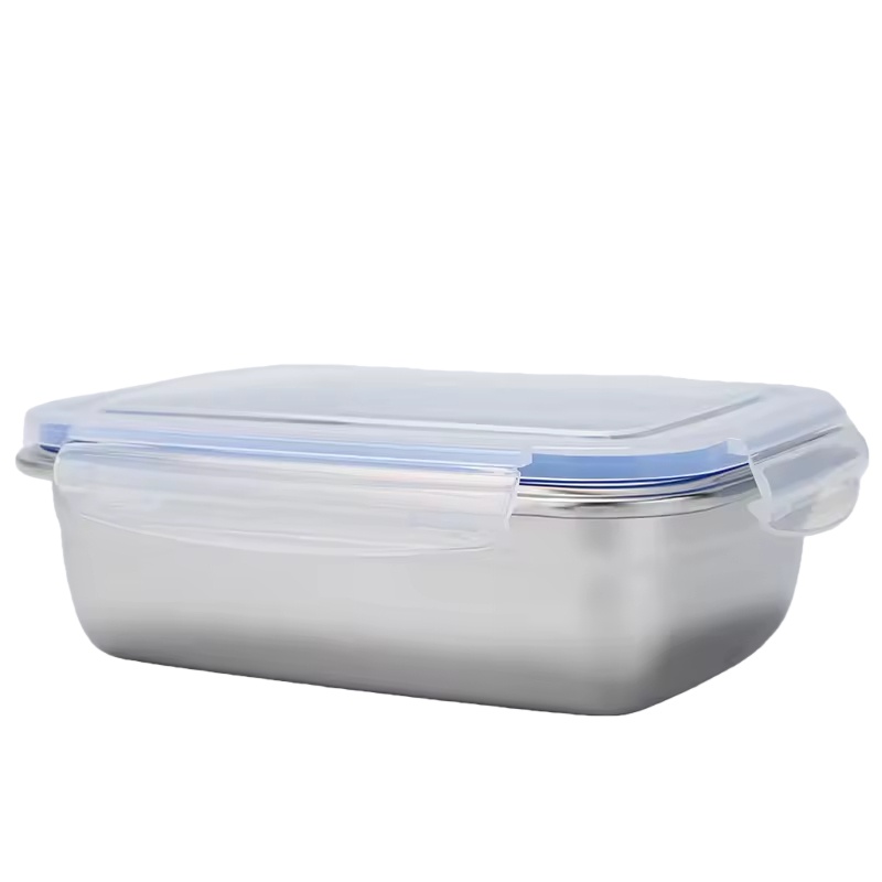  Versiegelter, auslaufsicherer, spülmaschinenfester Lebensmittelbehälter, Lunchbox aus Edelstahl 304