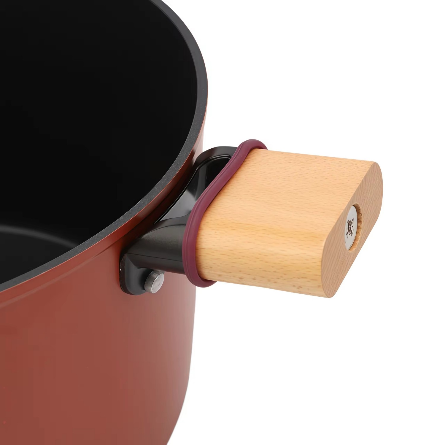 9-teiliges, anpassbares Keramik-Antihaft-Pfannen- und Töpfe-Set, Induktions-Kochgeschirr-Set aus Aluminiumguss, Töpfe und Pfannen-Set mit Holzgriff